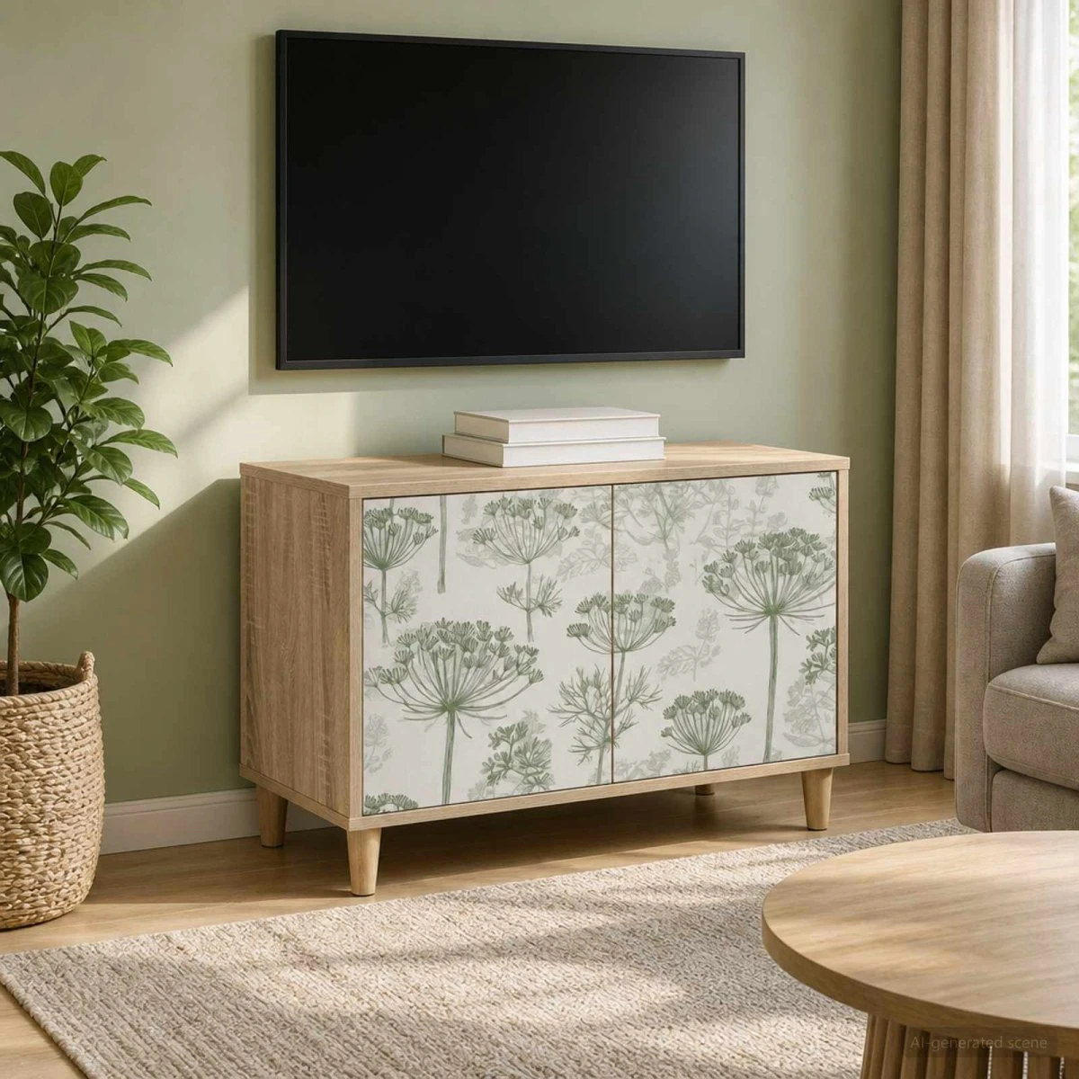 vidaXL GOTHA TV-skab 69x33x50 cm - Sonoma-eg