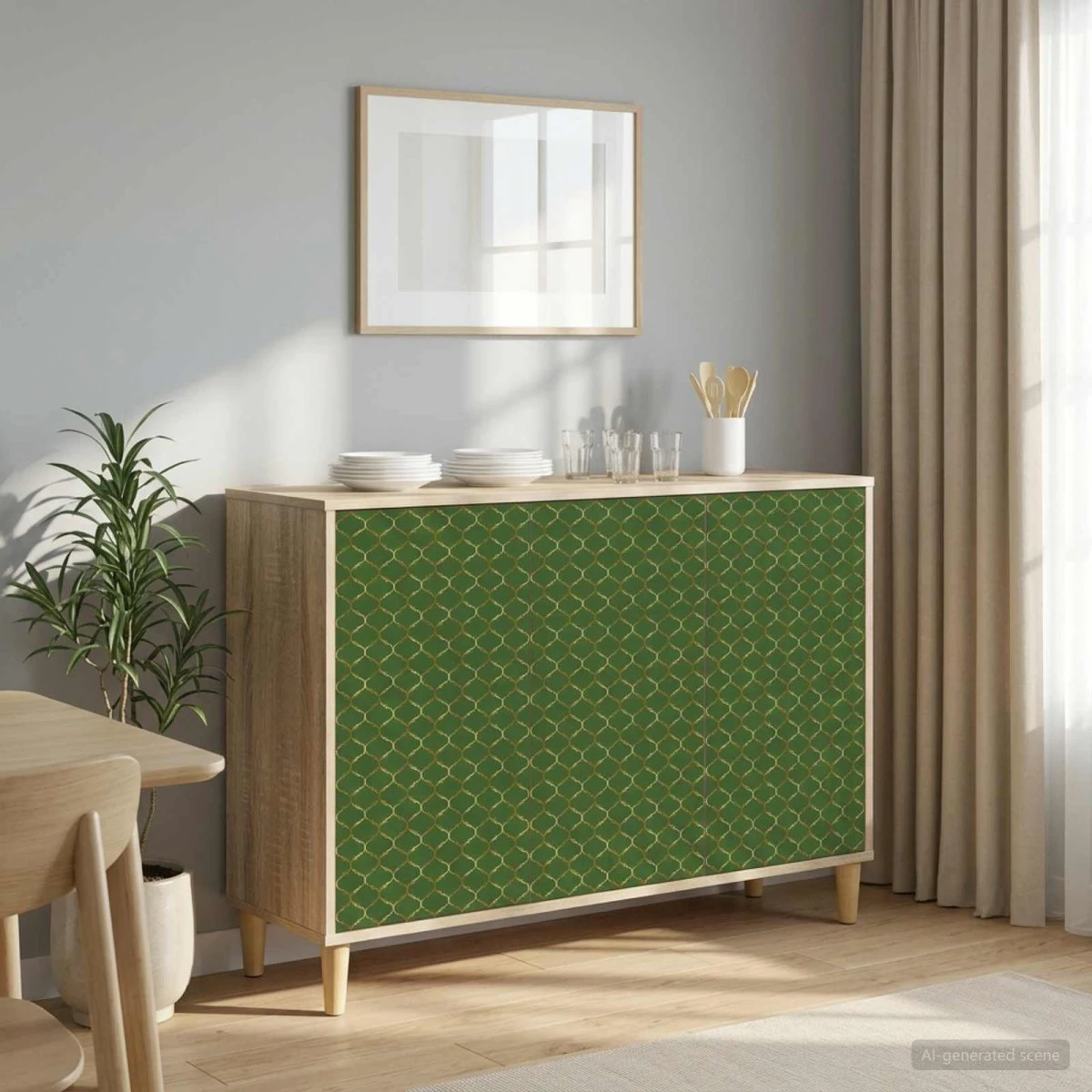 vidaXL Sideboard GELEEN Sonoma-eg, 102 x 33 x 75 cm