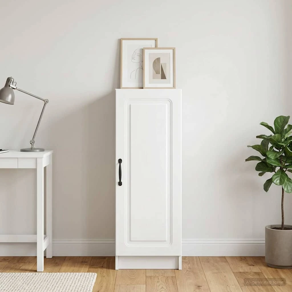 vidaXL Sideboard Hvid 33 x 34,5 x 87 cm i konstrueret træ