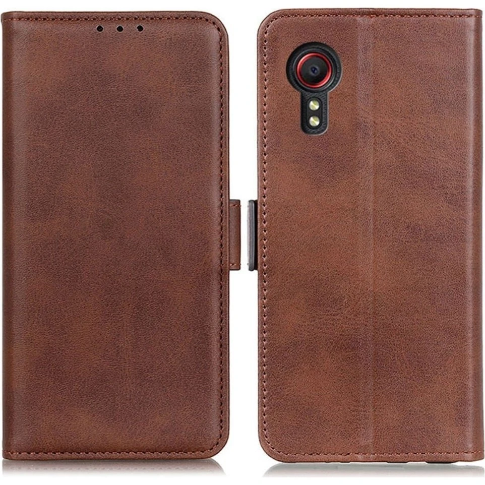 Samsung Galaxy Xcover 7 Læderetui med Pung - Brun