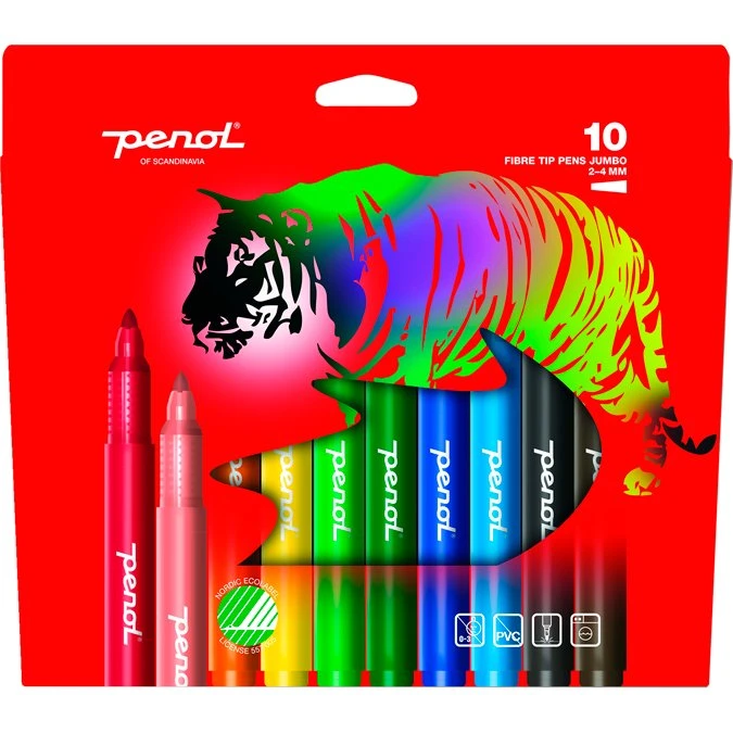 Penol Jumbo tykke tusser - 10-pak