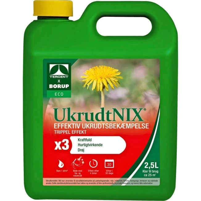 Borup Eco Ukrudt Nix 2,5L - Miljøvenlig ukrudtsbekæmpelse