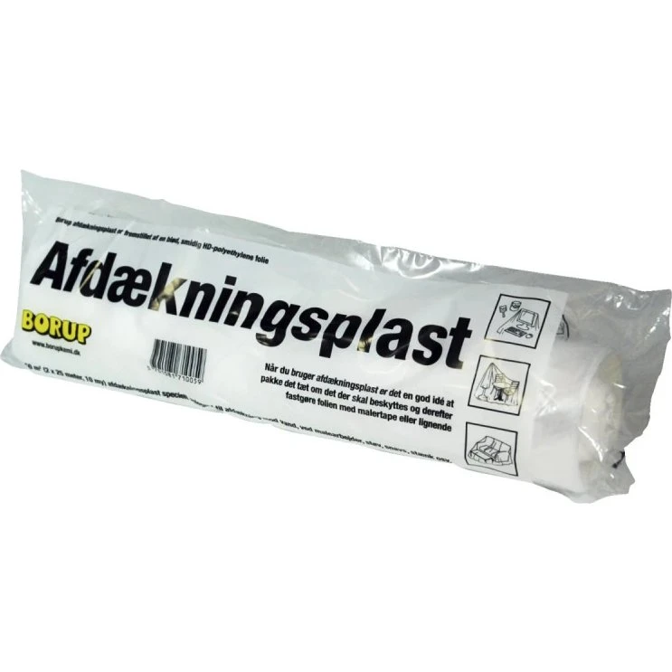 Borup Afdækningsplast 10my 2x25m