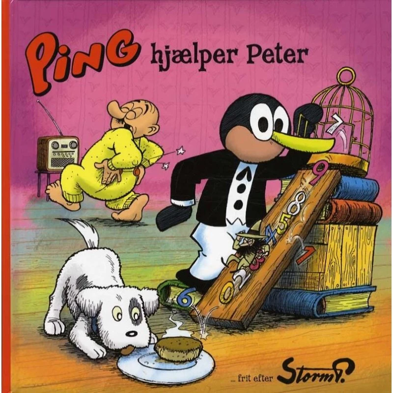 Storm P. - Ping hjælper Peter (billedbog, hardcover)