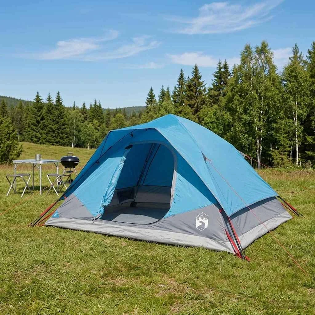 vidaXL Instanttelt Blå 305 x 215 x 140 cm - Polyester & Stål