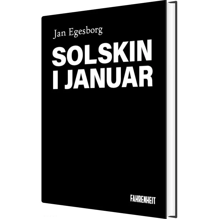 Solskin i januar – Jan Egesborg (hardcover)