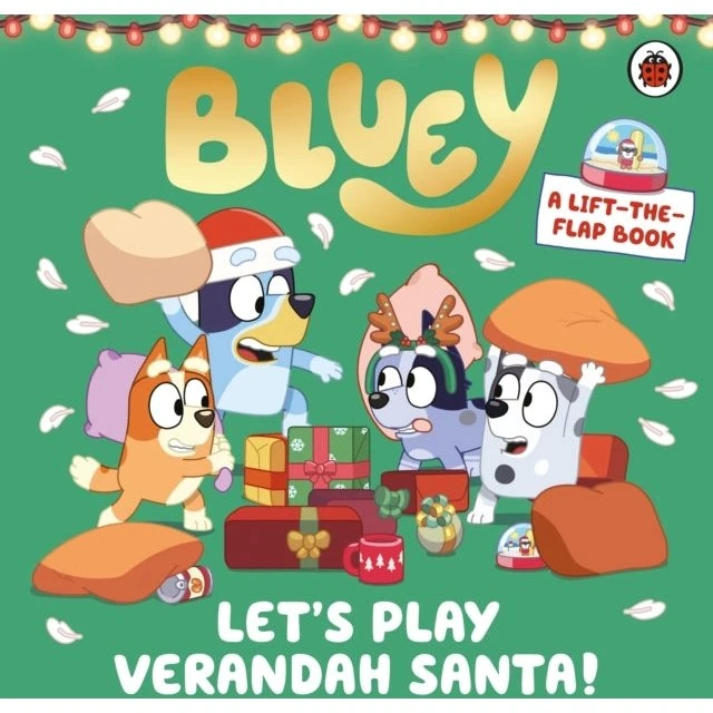 Bluey: Let's Play Verandah Santa - Lift-the-flap bog