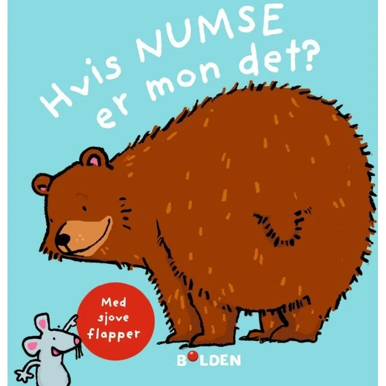 Hvis numse er mon det? – Gætte-papbog med flapper