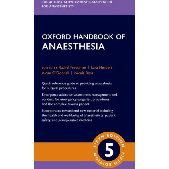Oxford Handbook of Anaesthesia, 5. udgave