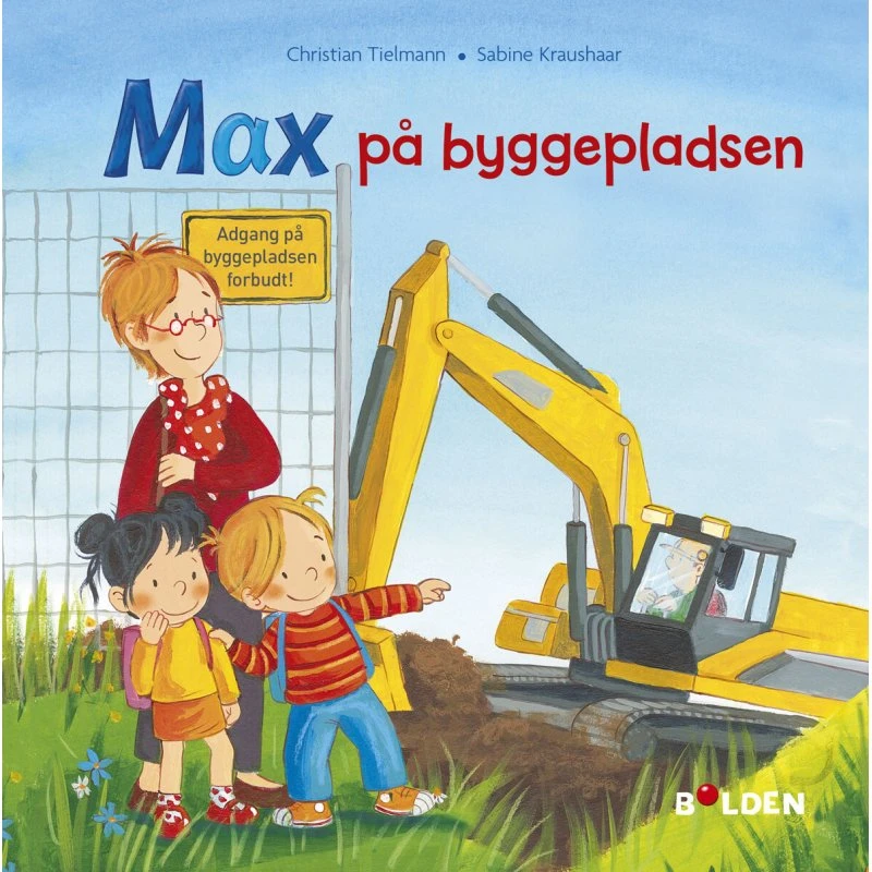 Max på byggepladsen – børnebog (hardback)