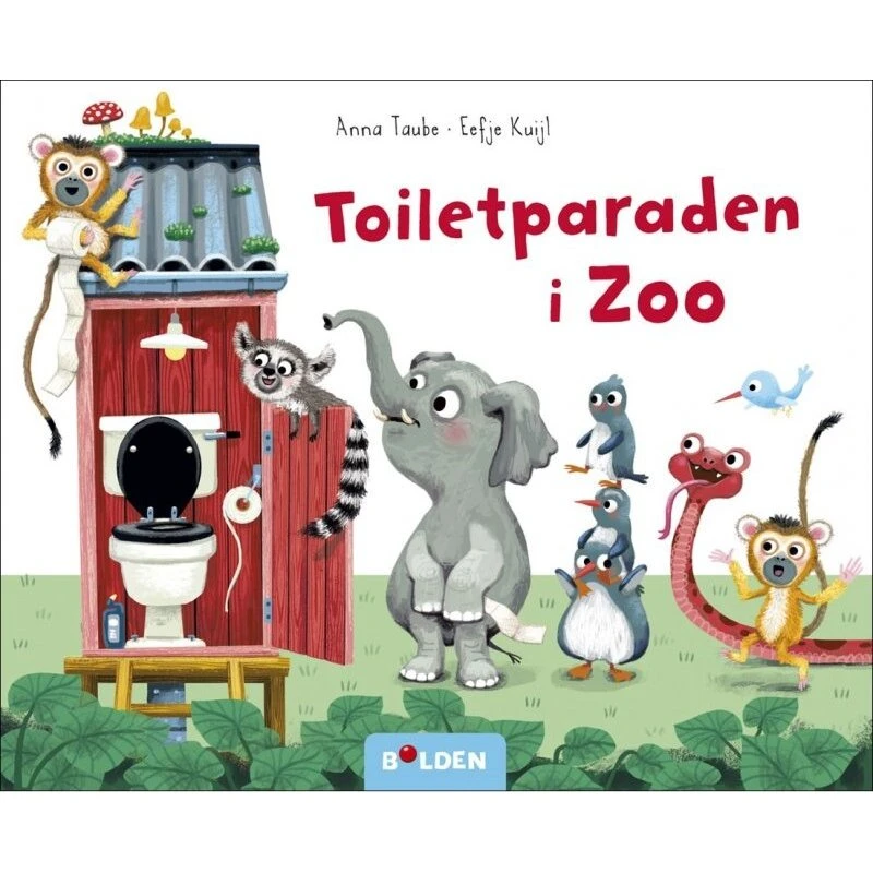 Toiletparaden i Zoo – papbog af Anna Taube