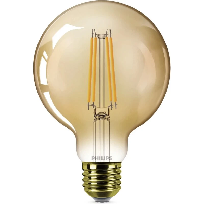 PHILIPS LED Classic Filament G95 E27 3,1W guld, ikke dæmpbar