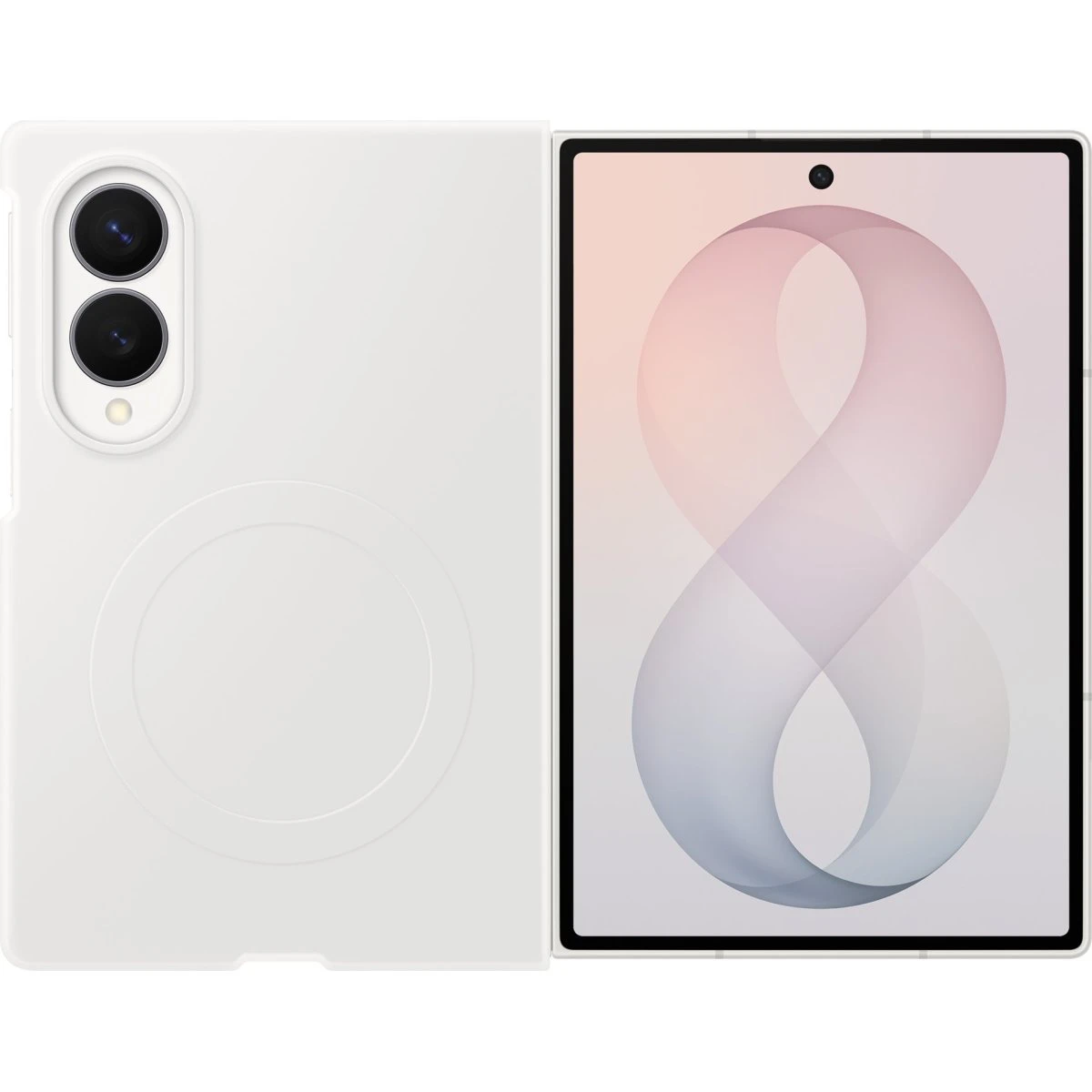 Samsung EF-EF971 Silicone Cover til Galaxy Z Fold8 - Cream
