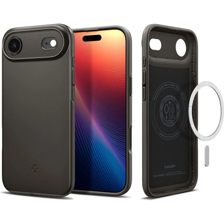 Spigen Thin Fit MagSafe Cover til iPhone 17 Air - Gunmetal