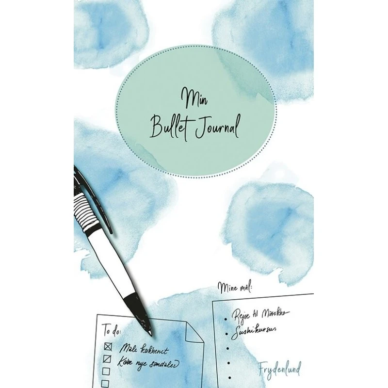 Min Bullet Journal – Hardcover planlægger og kalender