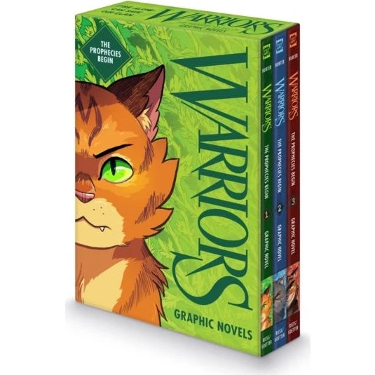 Erin Hunter: The Warriors Graphic Novel Box Set: The Prophecies Begin