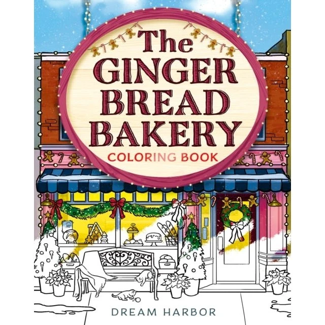 The Gingerbread Bakery Coloring and Sticker Book