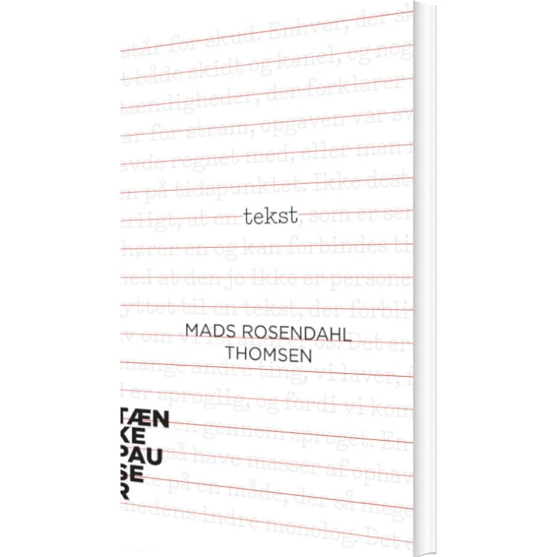 Tænkepauser – Tekst af Mads Rosendahl Thomsen