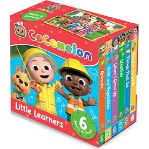 Cocomelon Little Learners Pocket Library - 6 chunky board books