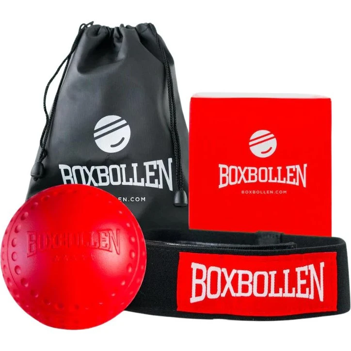 Boxbollen BOX-RED1 Smart Bluetooth Boksetræningsspil - Rød