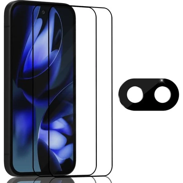 Google Pixel 9a Skærmbeskyttelse (2-pak) & Linsebeskyttelse (1-pak)