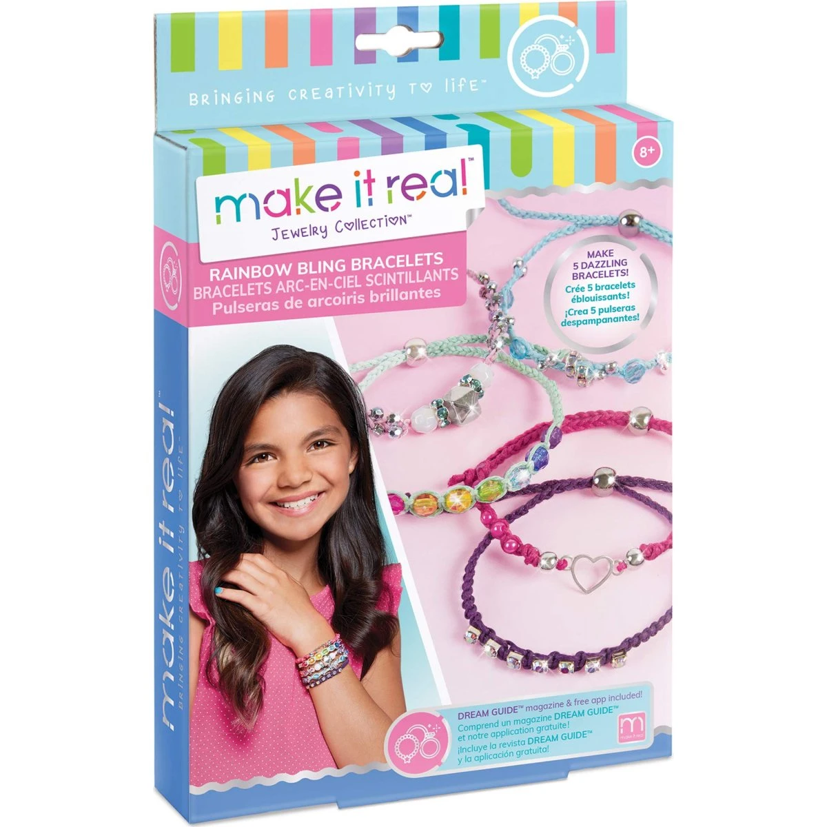 Make It Real Rainbow Bling Armbåndskreativt Sæt
