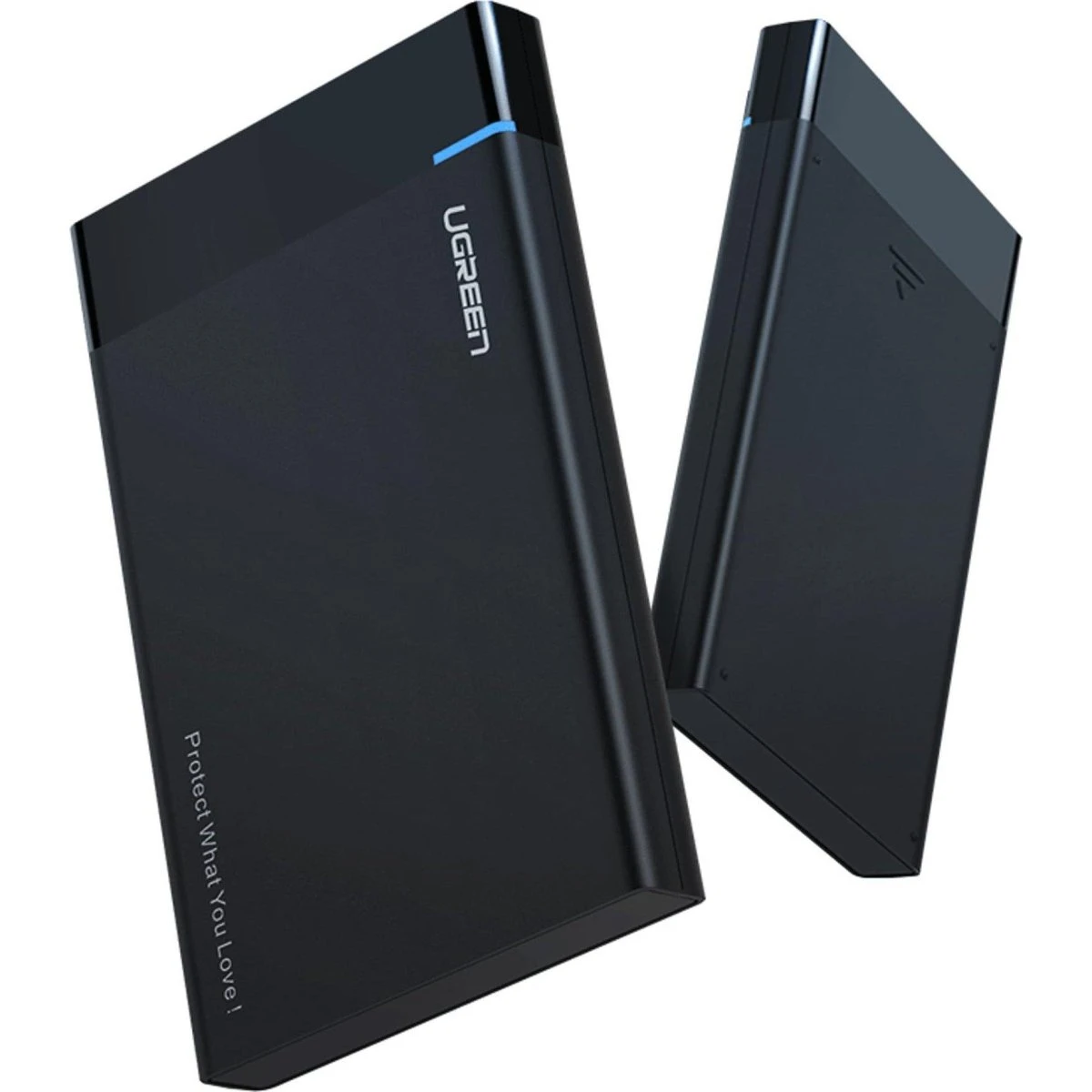 Ugreen US221 SATA Ekstern HDD/SSD Beskyttelsesboks - USB-C 3.0