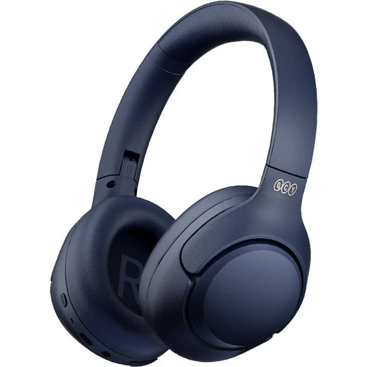 QCY H3 Hovedtelefoner med ANC, Bluetooth og 60 timers batteri - Blå