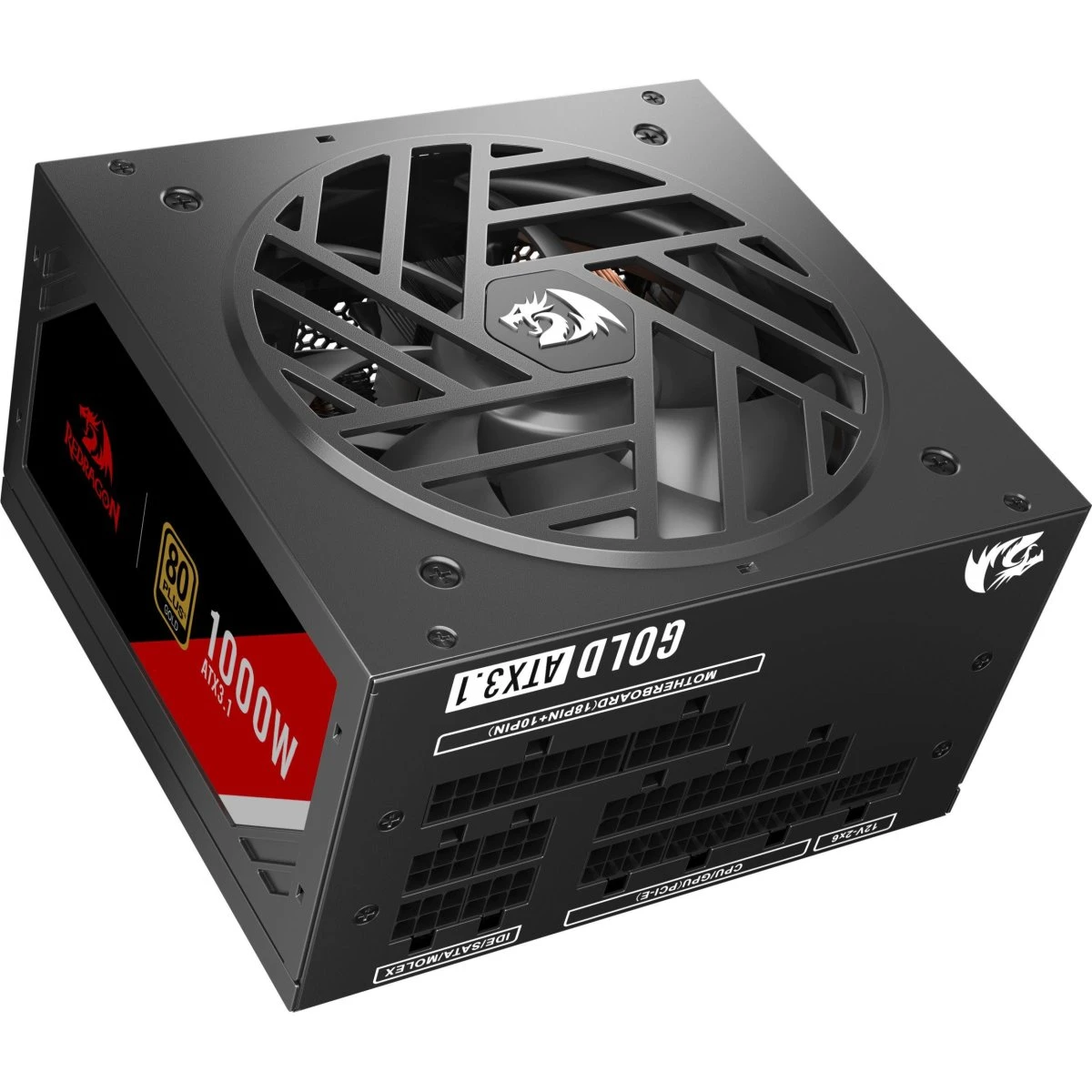 Redragon Master GC-MS03 1000W 80 Plus Gold ATX 3.1 Strømforsyning