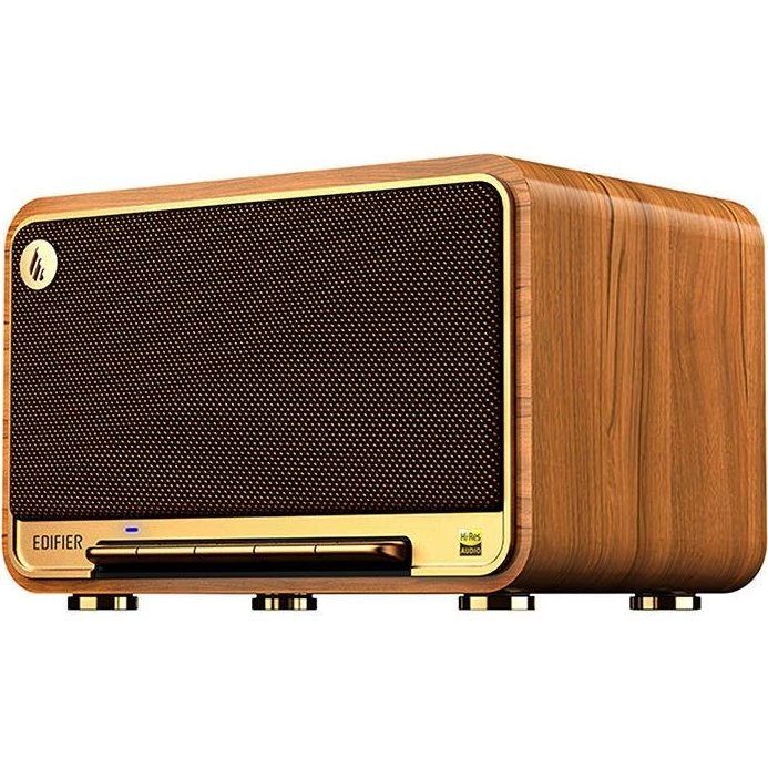Edifier D32 Trådløs Bluetooth Højttaler - 60W, WiFi, Brun