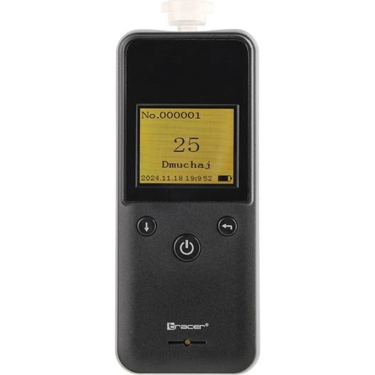 Tracer BreathEZ-2B Alkoholtester med 5 mundstykker - Sort