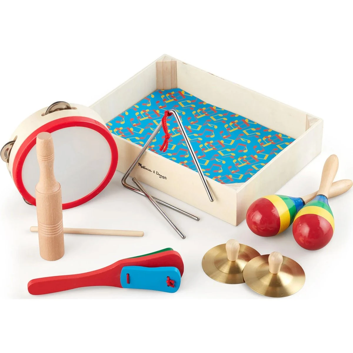 Melissa & Doug Band-In-A-Box Musikinstrumenter Legesæt (3+ år)
