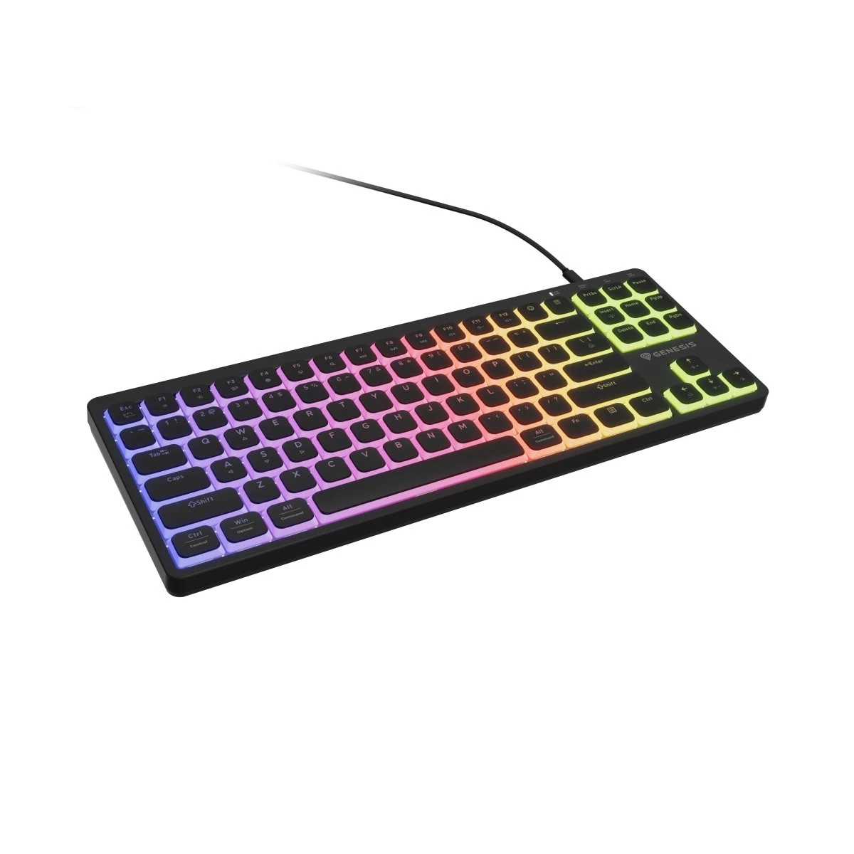 GENESIS Thor 430 TKL Mekanisk RGB Gamingtastatur - Sort