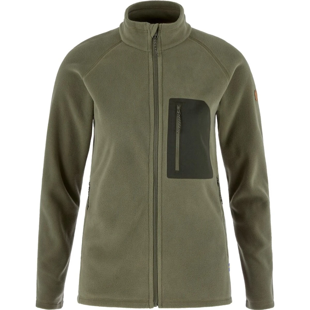 Fjällräven Kaipak Fleece W - L.Green/D.Forest - S