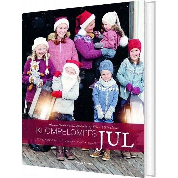 Klompelompes Jul – Strik & julehygge (hardcover)