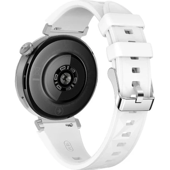 KALEBOL 18mm Silikone Rem til Huawei Watch GT 5/GT 4 & Garmin - Hvid