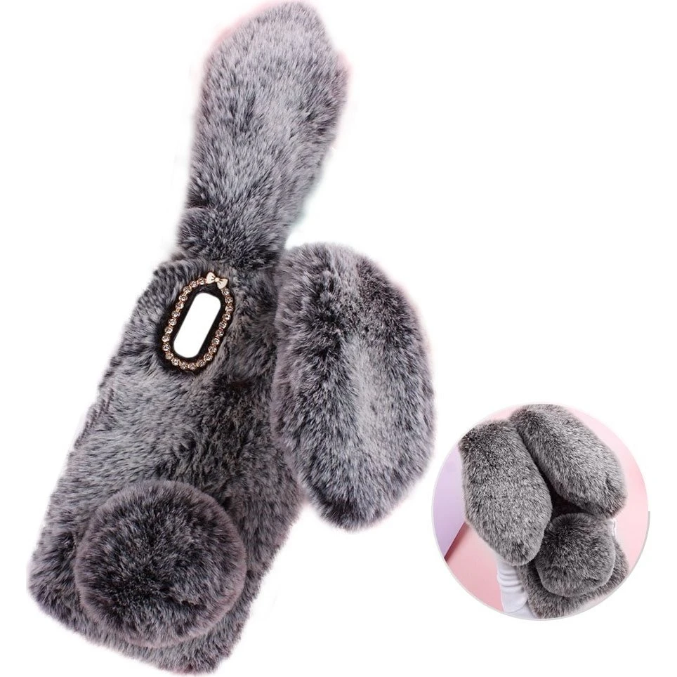 Bunny Samsung Galaxy A20e Cover - Mørkegrå