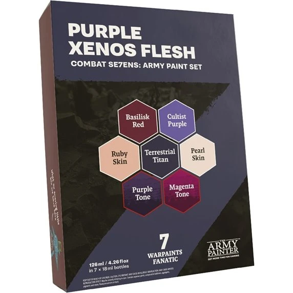 Army Painter Warpaints Fanatic Combat Se7ens Purple Xenos Flesh