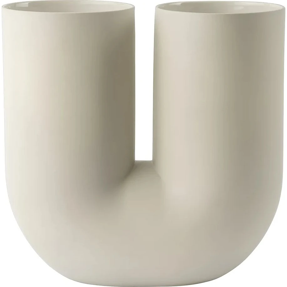 Muuto Kink Vase, 26 cm - Sand
