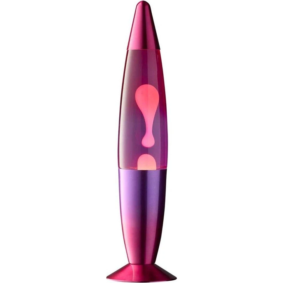 Light-Up Lavalampe 41 cm LED - Pretty Pink
