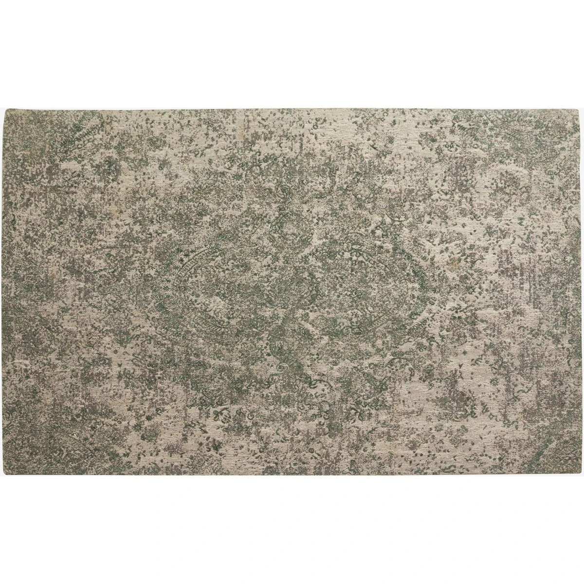 Nordal ARIA Jacquardvævet tæppe, 160x240 cm - Grøn