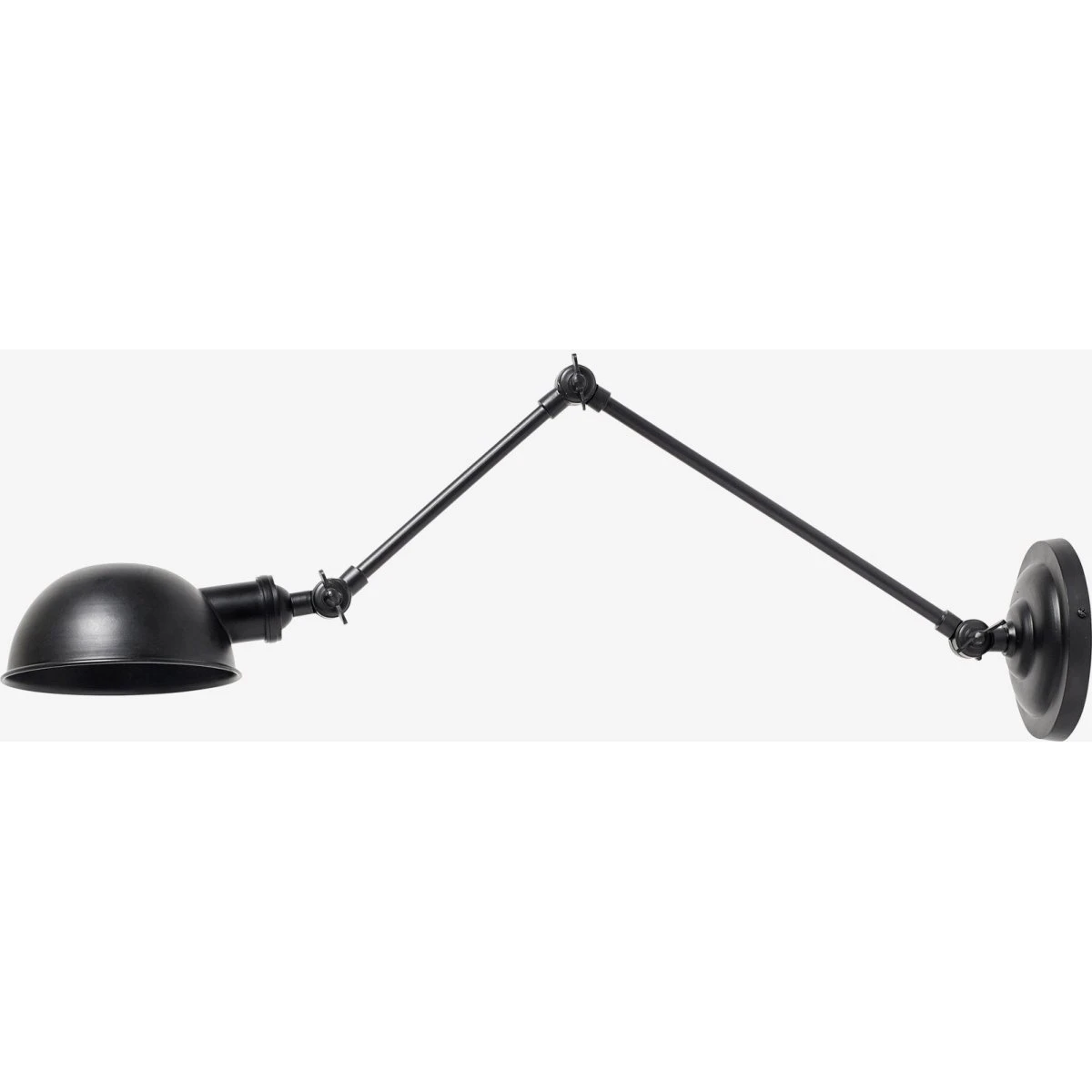 Nordal AURA væglampe - Sort - L71 x B15 x H24 cm