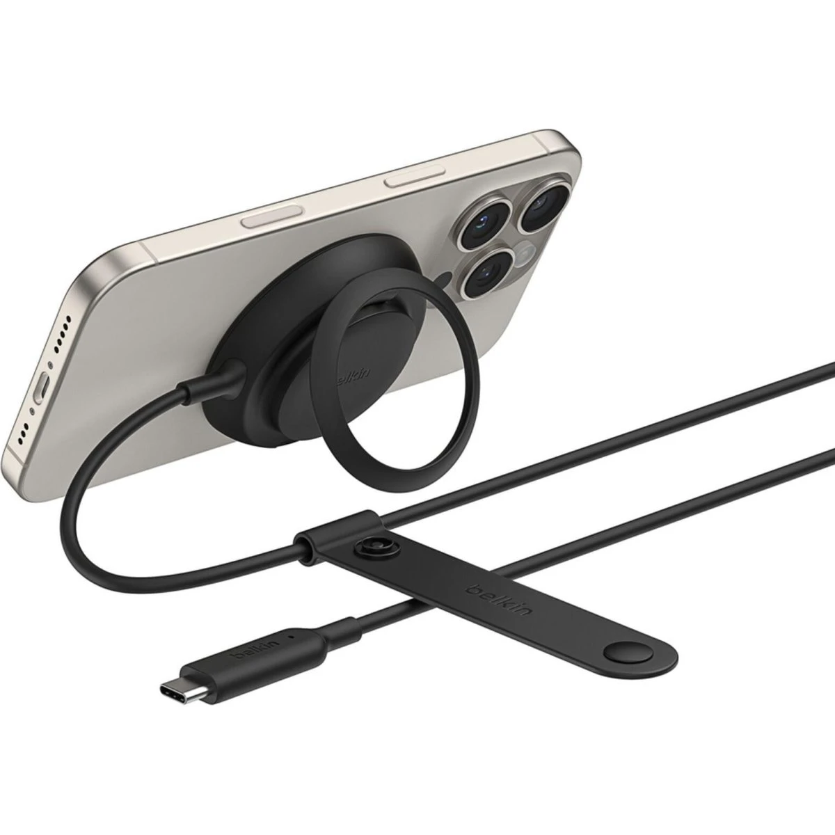 Belkin UltraCharge Trådløs Opladningsstander - Qi2, 25W - Sort