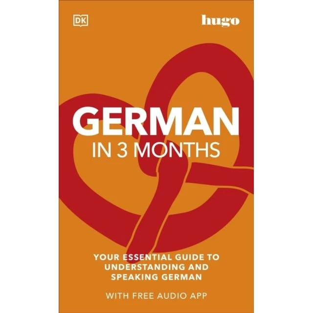 DK Hugo German in 3 Months med gratis lyd-app