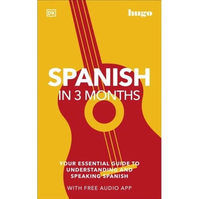 DK Hugo Spanish in 3 Months med gratis lyd-app