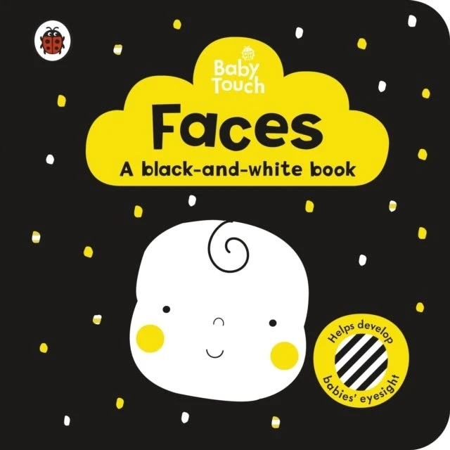 Ladybird Baby Touch Faces: Sort/hvid bog til babyer