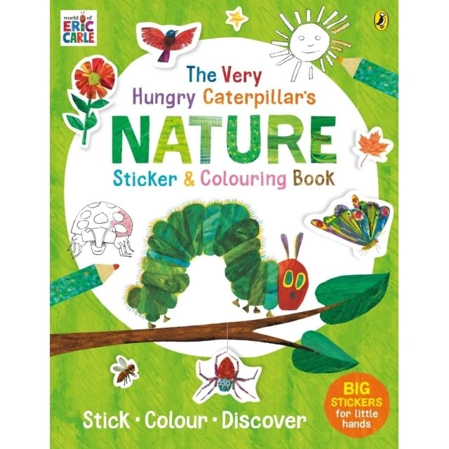Eric Carle: The Very Hungry Caterpillar's Nature Sticker & Colouring
