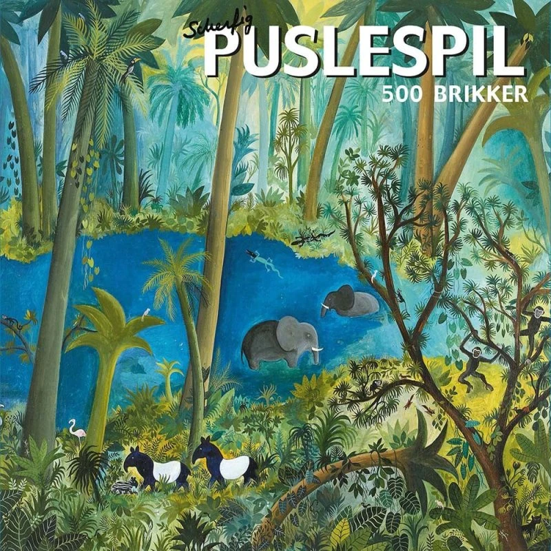 Hans Scherfig puslespil – 500 brikker (56x56 cm)