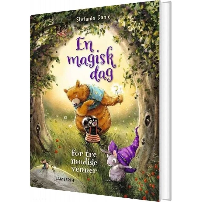 En magisk dag for tre modige venner – børnebog