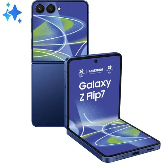 Samsung Galaxy Z Flip7 5G 256GB 12GB RAM - Blå